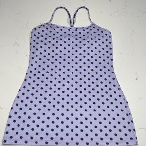 Lululemon Power Y Tank Polka Dot Tank